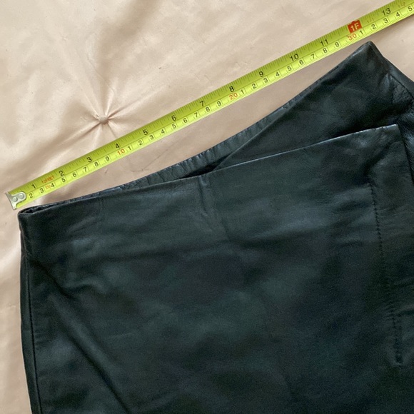MARKOO, Black Leather Skirt - Picture 9 of 10